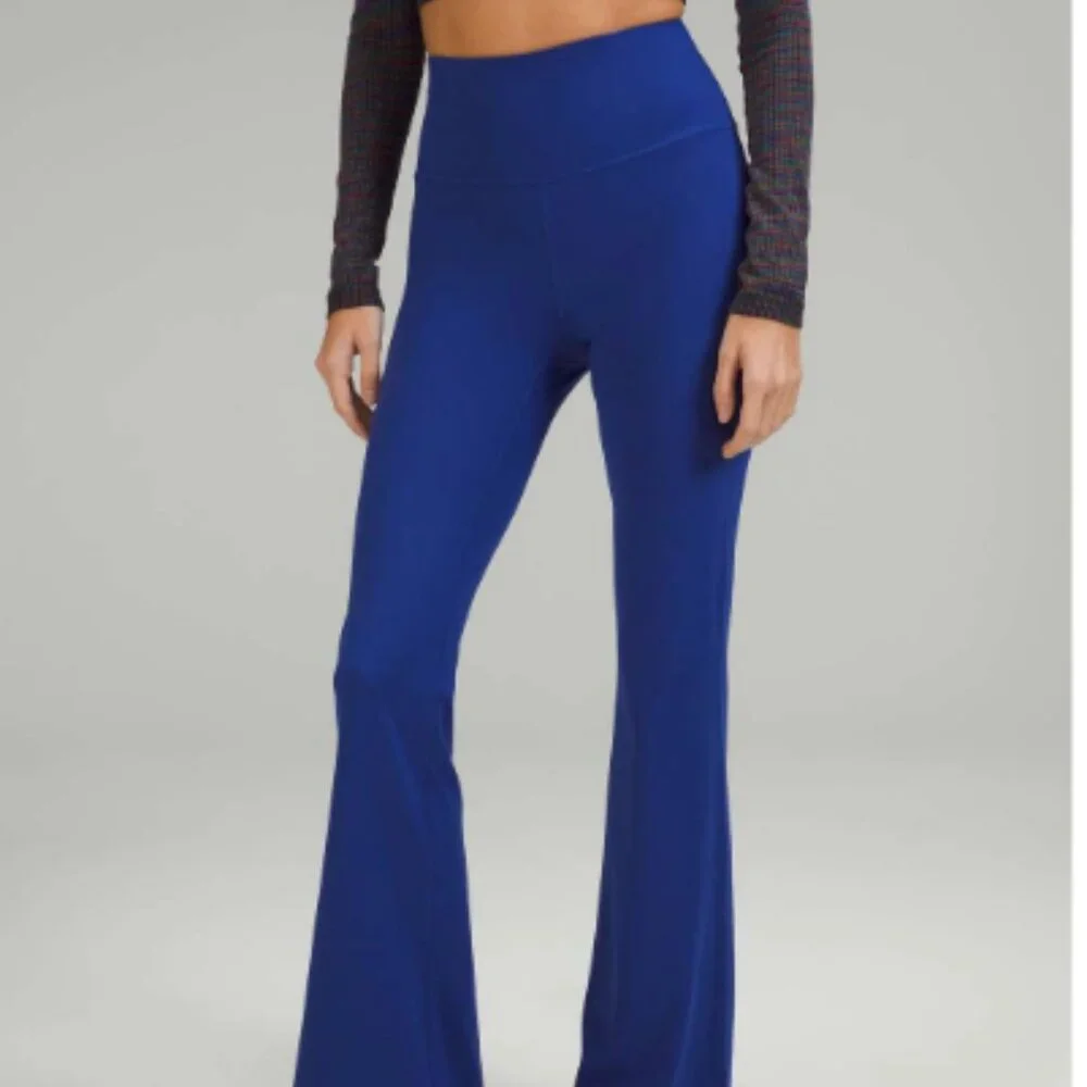 Lululemon Groove Super-High-Rise Flared Pant *Nulu Psychic size 10 - Picture 2 of 10